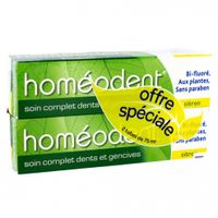 HOMEODENT CITRON SOIN COMPLET Pâte dtf 2/75ml