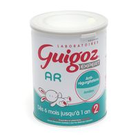 GUIGOZ Lait AR 2&egrave;me age Anti-R&eacute;gurgitations 6-12 mois 780g