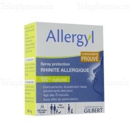 Allergyl spray poudre nasal rhinite allergique 800mg