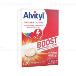 ALVITYL Boost - Effervescent goût orange 20 comprimés