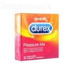 Préservatif Pleaure Me - boîte de 3 préservatifs