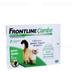 FRONTLINE Combo spot-on chat 3 pipettes