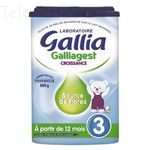 Galliagest premium 3 croissance lait en poudre 12 mois-3 ans 800g