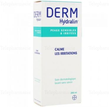 HYDRALIN Derm-hydralin soin peaux sensibles et irritees flacon 200 ml