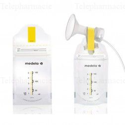 RECUEIL DU LAIT MATERNEL - Sachets pour Lait Maternel "Pump & Save" - 20 sachets