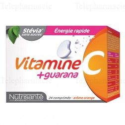 NUTRISANTÉ Vitamine C + guarana 24 comprimés