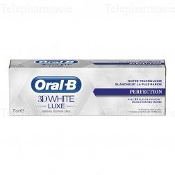 Oral b dentifrice 3d white luxe perfection 75ml