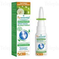 PURESSENTIEL Respiratoire Spray nasal décongestionnant flacon 30ml