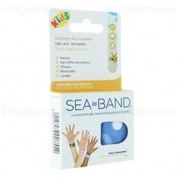 Sea-Band Bracelet anti-nausées enfant - 2 bracelets bleus