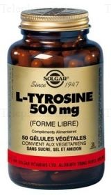 SOLGAR L-Tyrosine 500mg 50 gélules
