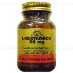 SOLGAR L glutathione 50mg 30 gélules