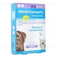 VETOFORM MAL TRANSPORT CHIEN CHAT 30CP