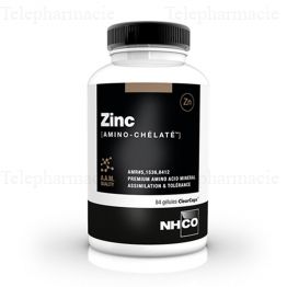 NHCO Min&eacute;raux amino-chelates - Zinc pot de 84 g&eacute;lules